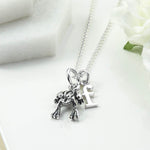 Sterling Silver Frog Necklace (MC250P) by Gexist®