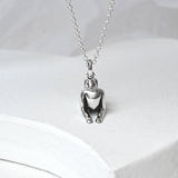 Sterling Silver Ganda Bherundasana Necklace (MQ1054) by Gexist®