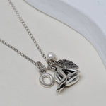 Sterling Silver Ganda Bherundasana Necklace (MQ1054) by Gexist®