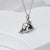 Sterling Silver Ganda Bherundasana Necklace (MQ1054) by Gexist®