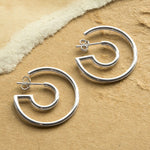 Sterling Silver Illusion Hoops (MZB85) by Gexist®