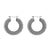 Sterling Silver Jaipur Creole 25 mm Round Earrings by Gexist®