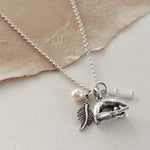 Sterling Silver Kapotasana Necklace (MQ1055) by Gexist®