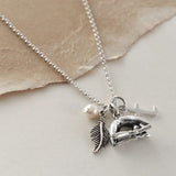 Sterling Silver Kapotasana Necklace (MQ1055) by Gexist®