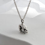 Sterling Silver Karandavasana Necklace (MQ1050) by Gexist®