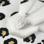 Sterling Silver Leopard Necklace (MB137) by Gexist®