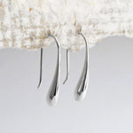 Sterling Silver Liquid Drop Earrings (ML856E) by Gexist®