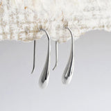 Sterling Silver Liquid Drop Earrings (ML856E) by Gexist®