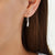 Sterling Silver Liquid Drop Earrings (ML856E) by Gexist®