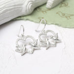 Sterling Silver Love Birds Earrings (MF511E) by Gexist®