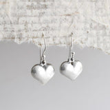 Sterling Silver Love Heart Necklace (ME400P-4) by Gexist®