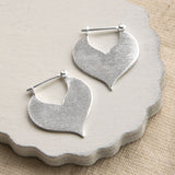 Sterling Silver Love Leaf Earrings (ML892S) by Gexist®
