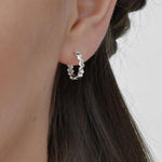 Sterling Silver Love Loops Earrings (MS1160) by Gexist®