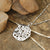 Sterling Silver Moon Crater Necklace (MS1188S) by Gexist®
