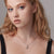 Sterling Silver Necklace with Bicolor Edelweiss Pendant by Gexist®