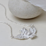 Sterling Silver Owl Necklace (MB129N) by Gexist®