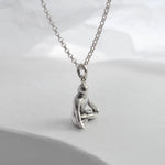 Sterling Silver Padmasana Necklace (MQ1052) by Gexist®