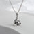 Sterling Silver Padmasana Necklace (MQ1052) by Gexist®