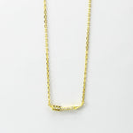 Sterling Silver Pavé Arrow Necklace (MX1353) by Gexist®