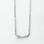 Sterling Silver Pavé Arrow Necklace (MX1353) by Gexist®