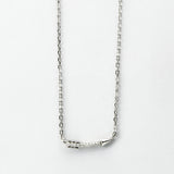 Sterling Silver Pavé Arrow Necklace (MX1353) by Gexist®