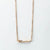 Sterling Silver Pavé Arrow Necklace (MX1353) by Gexist®