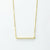 Sterling Silver Pavé Bar Necklace (MX1360) by Gexist®