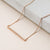 Sterling Silver Pavé Bar Necklace (MX1360) by Gexist®
