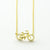 Sterling Silver Pavé Bicycle Necklace (MX1354) by Gexist®