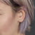 Sterling Silver Pavé Butterfly Stud Earrings (MX1375) by Gexist®