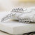 Sterling Silver Pavé Fern Necklace (MX1365N) by Gexist®