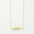 Sterling Silver Pavé Fern Necklace (MX1365N) by Gexist®