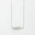 Sterling Silver Pavé Fern Necklace (MX1365N) by Gexist®