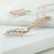 Sterling Silver Pavé Fern Necklace (MX1365N) by Gexist®