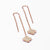 Sterling Silver Pavé Flower Threader Earrings (MX1381E) by Gexist®