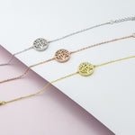Sterling Silver Pavé Tree Necklace (MX1361N) by Gexist®