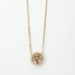 Sterling Silver Pavé Tree Necklace (MX1361N) by Gexist®