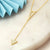 Sterling Silver Pavé Triangle Drop Necklace (MX1356) by Gexist®
