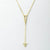Sterling Silver Pavé Triangle Drop Necklace (MX1356) by Gexist®