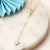Sterling Silver Pavé Triangle Drop Necklace (MX1356) by Gexist®