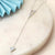 Sterling Silver Pavé Triangle Drop Necklace (MX1356) by Gexist®