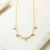 Sterling Silver Pavé Triangles Necklace (MX1363) by Gexist®