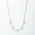 Sterling Silver Pavé Triangles Necklace (MX1363) by Gexist®