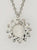 Sterling Silver Pendant with Swiss Stone Cristal Quartz by Gexist®