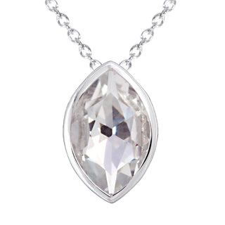 Sterling Silver Pendant with Swiss Stone Cristal Quartz by Gexist®
