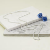 Sterling Silver Popcorn Chain Necklace (MV1308) by Gexist®