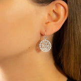 Sterling Silver Pushkar Earrings (ME485E) by Gexist®