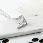 Sterling Silver Pussycat Necklace (MB146) by Gexist®