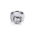 Sterling Silver Ring with Swiss Stone Cristal Quartz by Gexist®