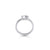 Sterling Silver Ring with Swiss Stone Cristal Quartz by Gexist®
